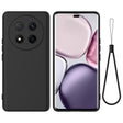 For Honor Magic7 Lite Solid Color Liquid Silicone Dropproof Full Coverage Phone Case(Black) - free shipping - PMC TechLife - Order now!