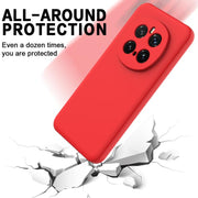 For Honor Magic7 Pro Solid Color Liquid Silicone Dropproof Full Coverage Phone Case(Red)