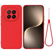 For Honor Magic7 Solid Color Liquid Silicone Dropproof Full Coverage Phone Case(Red)