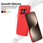 For Honor Magic7 Solid Color Liquid Silicone Dropproof Full Coverage Phone Case(Red)