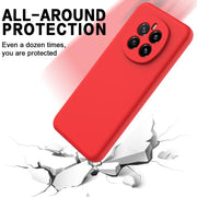 For Honor Magic7 Solid Color Liquid Silicone Dropproof Full Coverage Phone Case(Red)