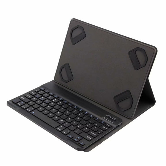 TH10-C For Android & Apple & Windows System 9.7-10 inch Universal Detachable Bluetooth Keyboard Tablet Case with Stand(Black)
