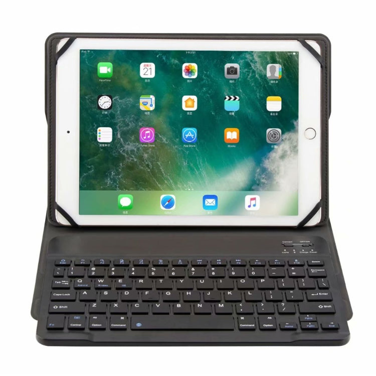 TH10-C For Android & Apple & Windows System 9.7-10 inch Universal Detachable Bluetooth Keyboard Tablet Case with Stand(Black)
