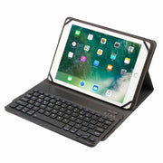 TH10-C For Android & Apple & Windows System 9.7-10 inch Universal Detachable Bluetooth Keyboard Tablet Case with Stand(Black)