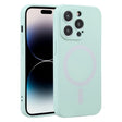 For iPhone 15 Pro Liquid Silicone Magsafe Phone Case(Light Cyan) - free shipping - PMC TechLife - Order now!