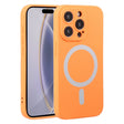 For iPhone 16 Pro Max Liquid Silicone Magsafe Phone Case(Orange) - iPhone 16 Pro Max Cases by PMC TechLife | Online Shopping South Africa | PMC TechLife | Buy Now Pay Later Mobicred