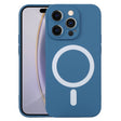 For iPhone 16 Pro Liquid Silicone Magsafe Phone Case(Blue) - iPhone 16 Pro Cases by PMC TechLife | Online Shopping South Africa | PMC TechLife | Buy Now Pay Later Mobicred