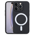 For iPhone 16 Pro Liquid Silicone Magsafe Phone Case(Black) - iPhone 16 Pro Cases by PMC TechLife | Online Shopping South Africa | PMC TechLife | Buy Now Pay Later Mobicred