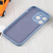 For iPhone 16 Pro Liquid Silicone Magsafe Phone Case(Lavender Grey)