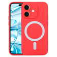 For iPhone 16 Liquid Silicone Magsafe Phone Case(Red) - iPhone 16 Cases by PMC TechLife | Online Shopping South Africa | PMC TechLife | Buy Now Pay Later Mobicred