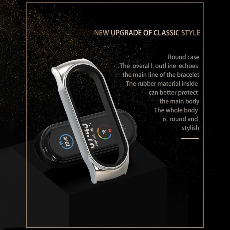For Xiaomi Mi Band 8 Mijobs CS Case Milan Buckle Metal Watch Band(Black)