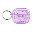 For AirPods Pro 2 Silver Foil Epoxy Bluetooth Earphone Protective Case(Purple) - For AirPods Pro 2 by PMC Jewellery | Online Shopping South Africa | PMC Jewellery | Buy Now Pay Later Mobicred