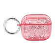 For AirPods Pro Silver Foil Epoxy Bluetooth Earphone Protective Case(Red) - For AirPods Pro by PMC Jewellery | Online Shopping South Africa | PMC Jewellery | Buy Now Pay Later Mobicred