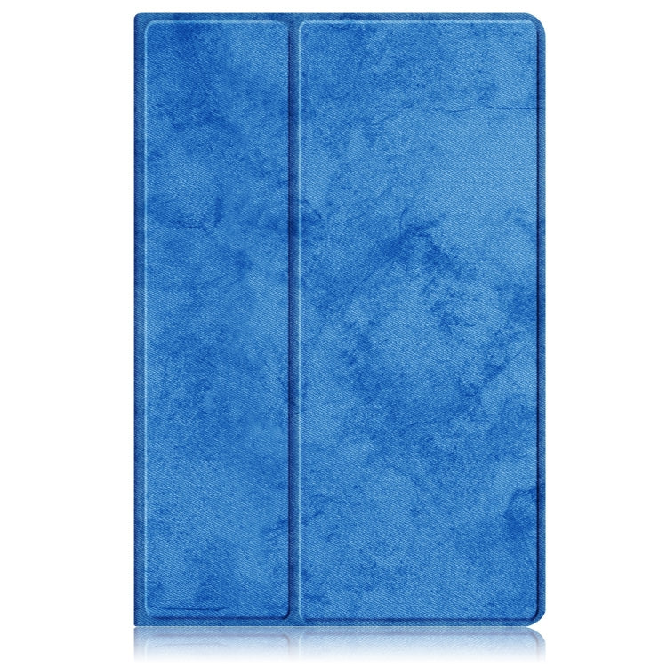 For Samsung Galaxy Tab S9 360 Rotation Stand Smart Leather Tablet Case(Blue)