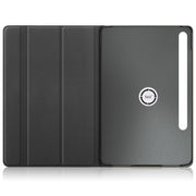 For Samsung Galaxy Tab S9 360 Rotation Stand Smart Leather Tablet Case(Grey)