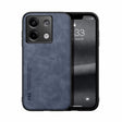 For Xiaomi Redmi Note 13 5G Skin Feel Magnetic Leather Back Phone Case(Blue) - Note 13 Cases by PMC TechLife | Online Shopping South Africa | PMC TechLife | Buy Now Pay Later Mobicred
