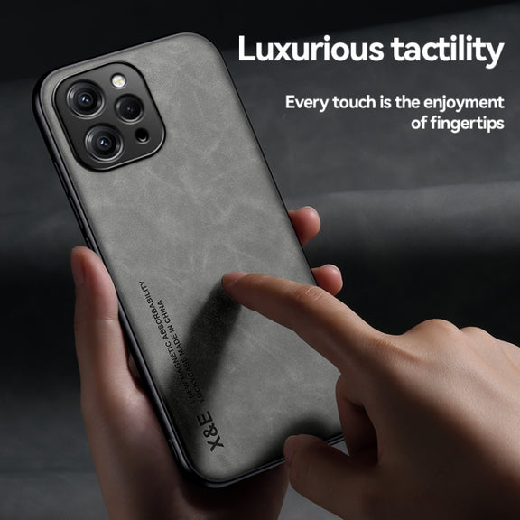 For Xiaomi 14 Pro Skin Feel Magnetic Leather Back Phone Case(Green)