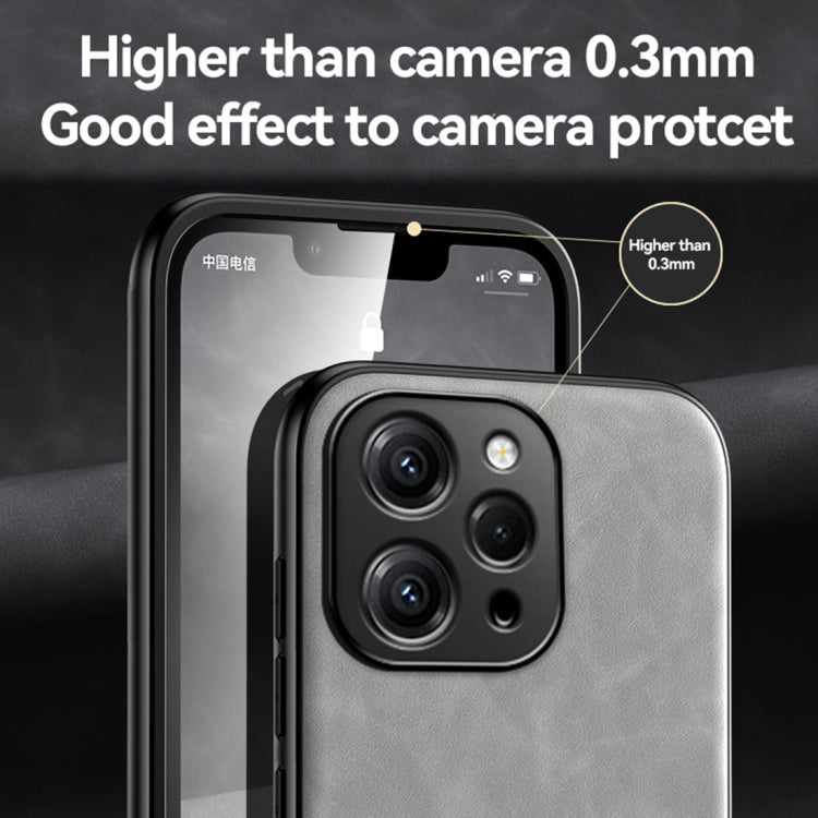 For Xiaomi Redmi Note 13 Pro 5G Skin Feel Magnetic Leather Back Phone Case(Light Grey)