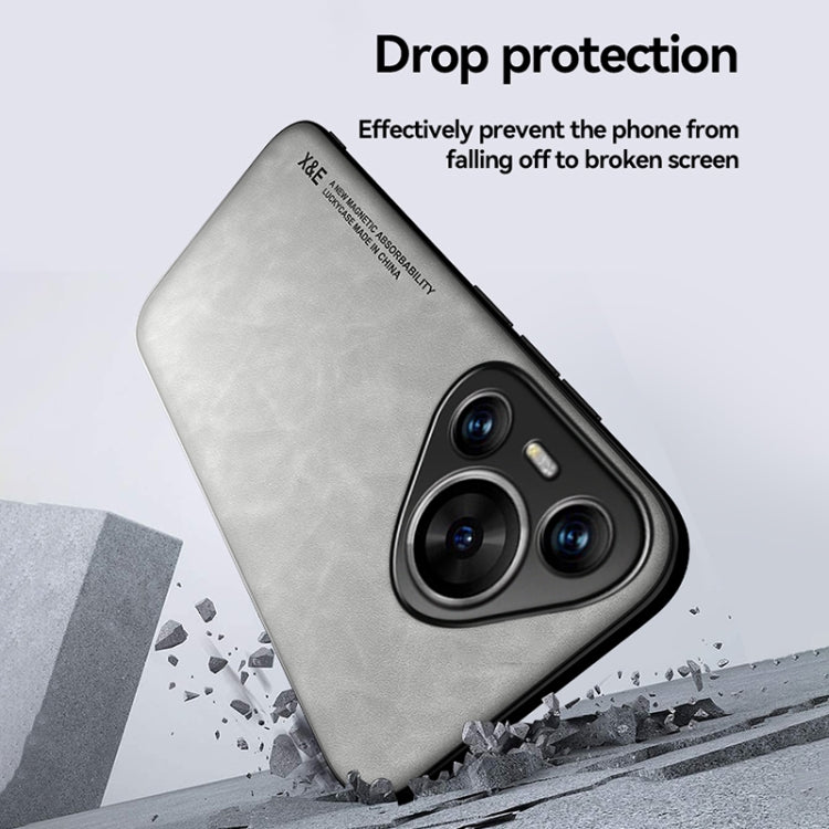 For Huawei Pura 70 Ultra Skin Feel Magnetic Leather Back Phone Case(Green)