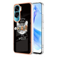 For Honor 90 Lite 5G Electroplating Marble Dual-side IMD Phone Case(Natural Growth) - Honor Cases by PMC TechLife | Online Shopping South Africa | PMC TechLife | Buy Now Pay Later Mobicred