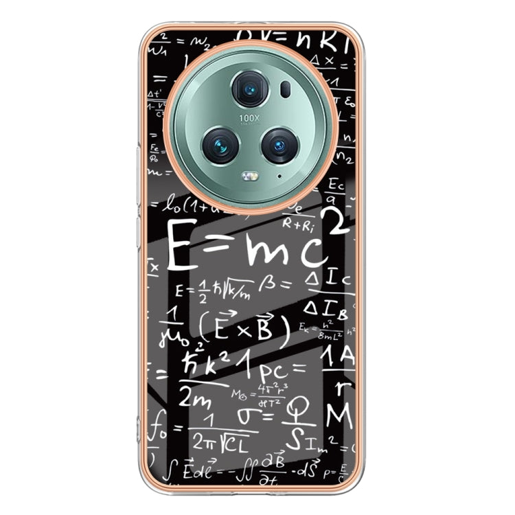 For Honor Magic 5 Pro Electroplating Marble Dual-side IMD Phone Case(Equation)