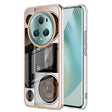 For Honor Magic 5 Pro Electroplating Marble Dual-side IMD Phone Case(Retro Radio) - Honor Cases by PMC TechLife | Online Shopping South Africa | PMC TechLife | Buy Now Pay Later Mobicred