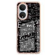 For Honor X7 Electroplating Marble Dual-side IMD Phone Case(Equation)
