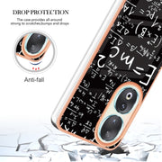 For Honor 90 5G Electroplating Marble Dual-side IMD Phone Case(Equation)
