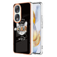 For Honor 90 5G Electroplating Marble Dual-side IMD Phone Case(Natural Growth) - Honor Cases by PMC TechLife | Online Shopping South Africa | PMC TechLife | Buy Now Pay Later Mobicred