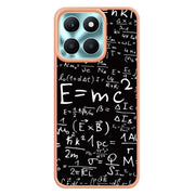 For Honor X6a Electroplating Marble Dual-side IMD Phone Case(Equation)