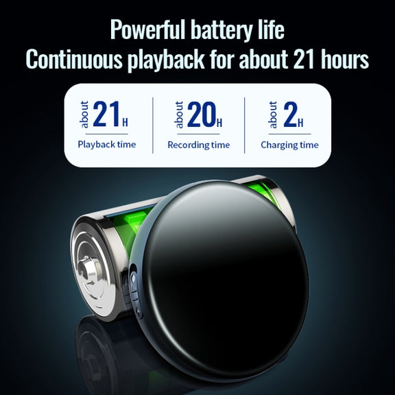 JNN M29 Portable Noise Reduction Smart Voice Control Magnetic Recorder, Memory:32GB