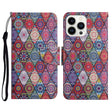 For iPhone 16 Pro 3D Colored Drawing Flip Leather Phone Case(Kaleidoscope) - iPhone 16 Pro Cases by PMC TechLife | Online Shopping South Africa | PMC TechLife | Buy Now Pay Later Mobicred