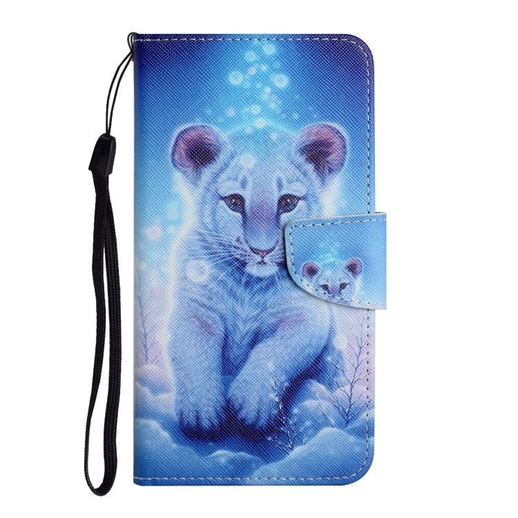 For iPhone 16 Pro 3D Colored Drawing Flip Leather Phone Case(Leopard)