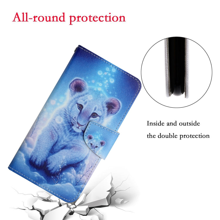 For iPhone 16 Pro 3D Colored Drawing Flip Leather Phone Case(Leopard)