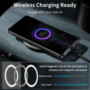 For Samsung Galaxy S25 5G MagSafe Magnetic Frosted Metal Phone Case(Black)