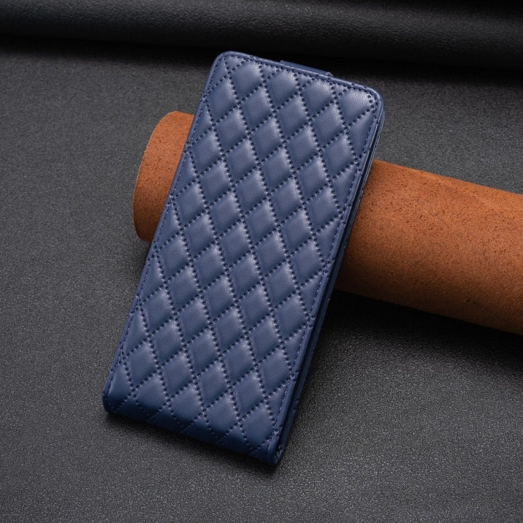 For Xiaomi 13 Pro Diamond Lattice Vertical Flip Leather Phone Case(Blue)