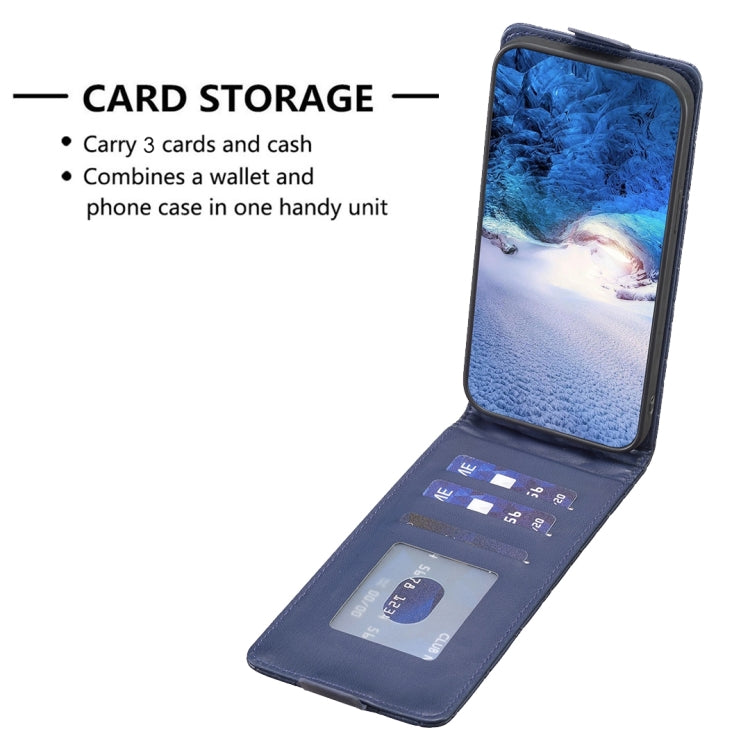For Xiaomi 13 Pro Diamond Lattice Vertical Flip Leather Phone Case(Blue)