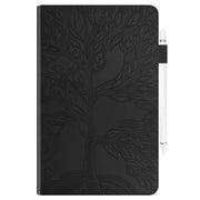 For Amazon Fire Max 11 Life Tree Series Horizontal Flip Leather Tablet Case(Black)