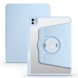 For iPad Pro 11 2024 Acrylic 360 Rotation Detachable Leather Tablet Case(Ice Blue) - iPad Pro 11 2024 Cases by PMC TechLife | Online Shopping South Africa | PMC TechLife | Buy Now Pay Later Mobicred