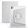 For iPad Pro 13 2024 Acrylic 360 Rotation Detachable Leather Tablet Case(Grey) - iPad Pro 13 2024 Cases by PMC TechLife | Online Shopping South Africa | PMC TechLife | Buy Now Pay Later Mobicred