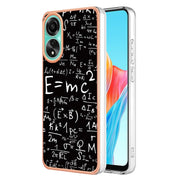 For OPPO A78 4G Electroplating Marble Dual-side IMD Phone Case(Equation)