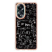 For OPPO A58 4G Electroplating Marble Dual-side IMD Phone Case(Equation)