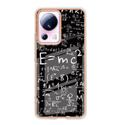 For Xiaomi 13 Lite 5G Electroplating Marble Dual-side IMD Phone Case(Equation)