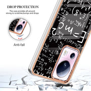 For Xiaomi 13 Lite 5G Electroplating Marble Dual-side IMD Phone Case(Equation)
