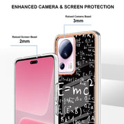 For Xiaomi 13 Lite 5G Electroplating Marble Dual-side IMD Phone Case(Equation)