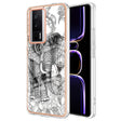 For Xiaomi Poco F5 Pro 5G / Redmi K60 Electroplating Marble Dual-side IMD Phone Case(Totem Elephant) - Xiaomi Cases by PMC TechLife | Online Shopping South Africa | PMC TechLife | Buy Now Pay Later Mobicred