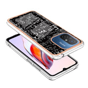 For Xiaomi Redmi 12C / 11A 4G Electroplating Marble Dual-side IMD Phone Case(Equation)