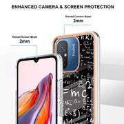 For Xiaomi Redmi 12C / 11A 4G Electroplating Marble Dual-side IMD Phone Case(Equation)