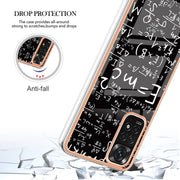 For Xiaomi Redmi Note 11s / Note 11 4G Electroplating Marble Dual-side IMD Phone Case(Equation)