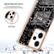 For Xiaomi Redmi Note 12 Pro 5G Global Electroplating Marble Dual-side IMD Phone Case(Equation)